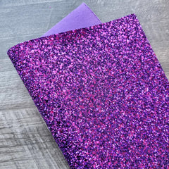 Purple Ultra Chunky Glitter Fabric