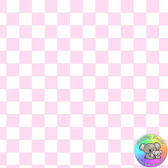 Baby Pink Checkerboard Fabric