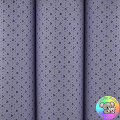 Lilac Hearts Leatherette