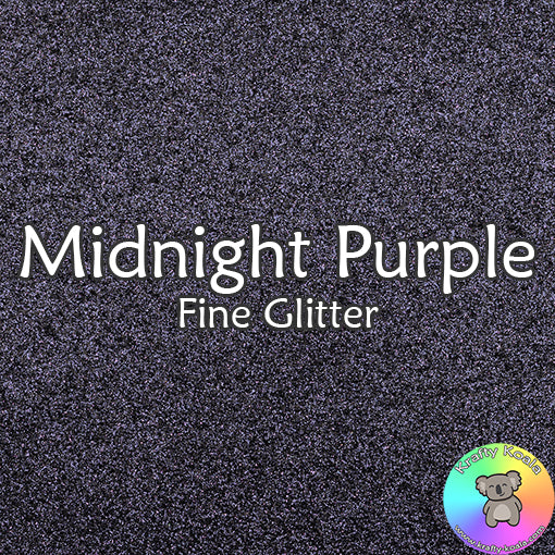 Midnight Purple Fine Glitter Fabric