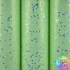 Mint Green Glitter Ball Fine Glitter Fabric