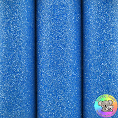 Neon Blue Ultra Chunky Glitter Fabric
