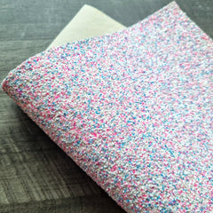 Bubblegum Chunky Glitter Fabric