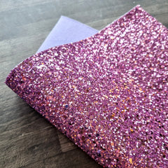 Lilac Ultra Chunky Glitter Fabric