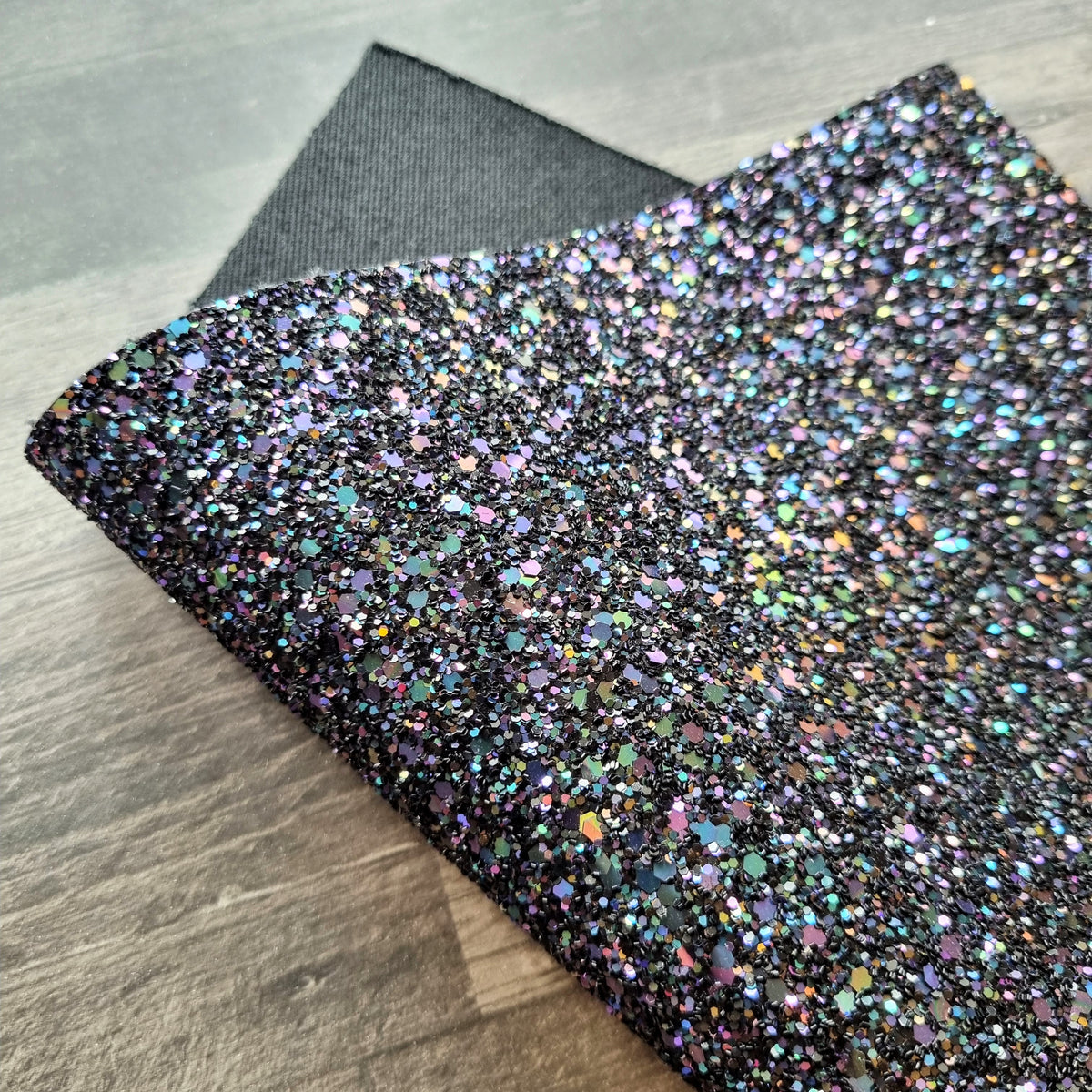 Oil Slick Chunky Glitter Fabric