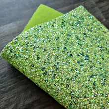 Load image into Gallery viewer, Green Sequin Chunky Glitter Fabric
