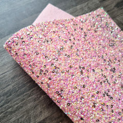 Sugared Almonds Sequin Chunky Glitter Fabric