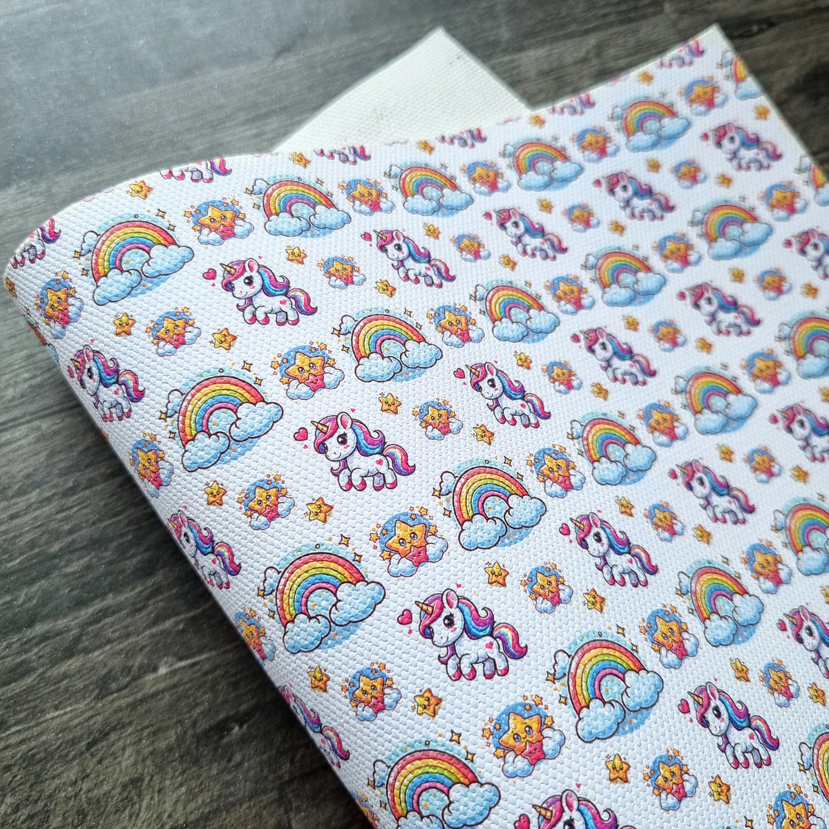 Rainbows & Unicorns Fabric 1