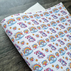 Rainbows & Unicorns Fabric 1