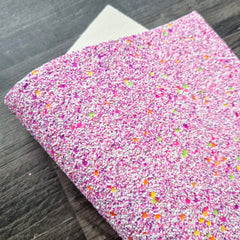 Sweet Candy Chunky Glitter Fabric