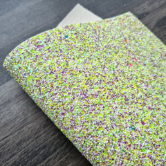 Sour Candy Chunky Glitter Fabric