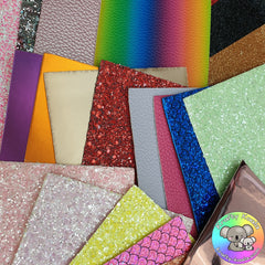 Glitter & Leatherette Fabric Mystery Packs