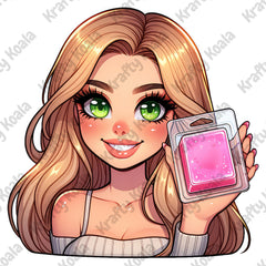 Blonde Hair Woman Wax Melt Avatar 3 Digital Design