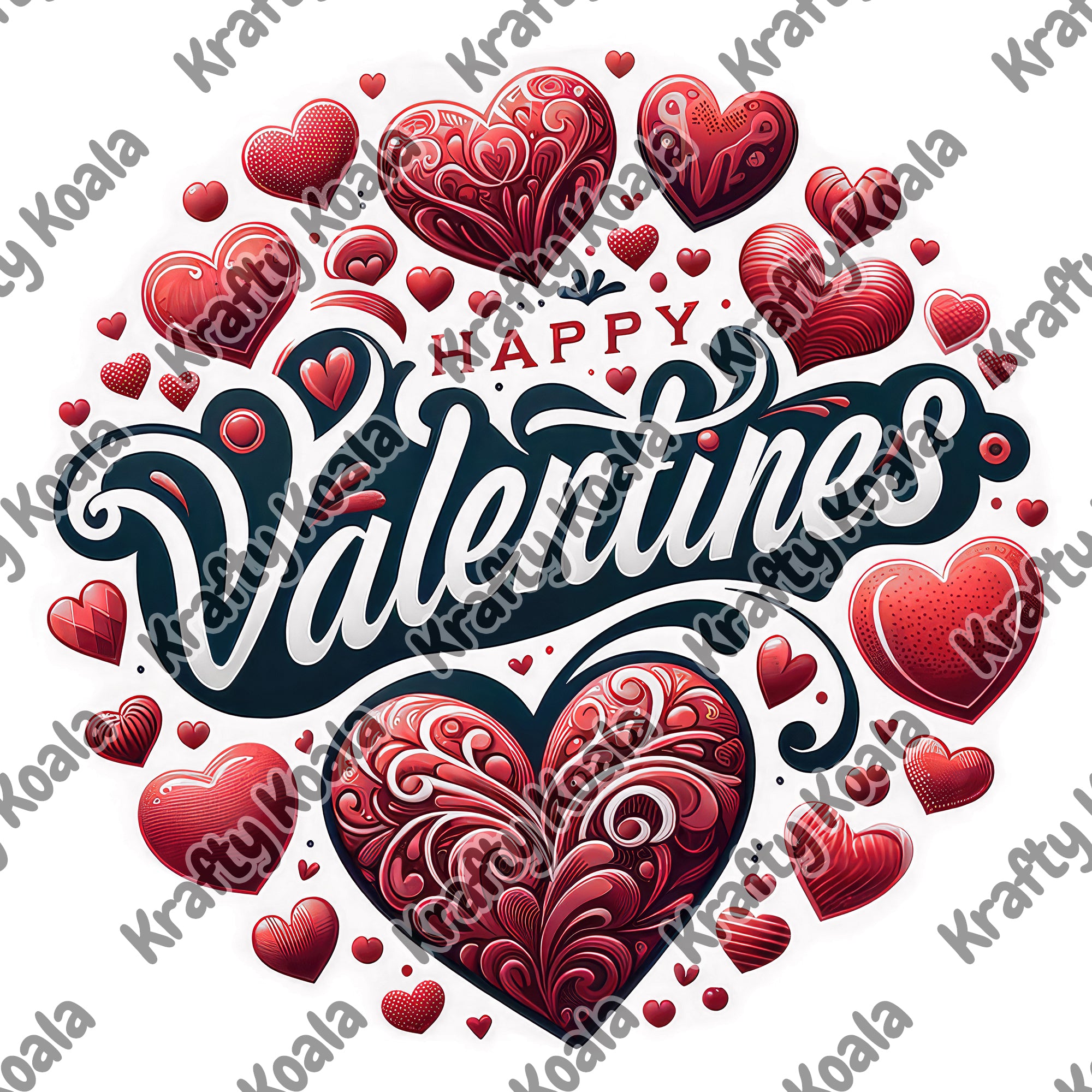 Happy Valentines 2 Circle Stickers