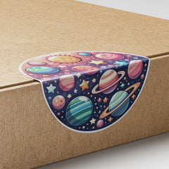 Planets 1 Circle Stickers