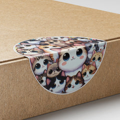 Cats 1 Circle Stickers