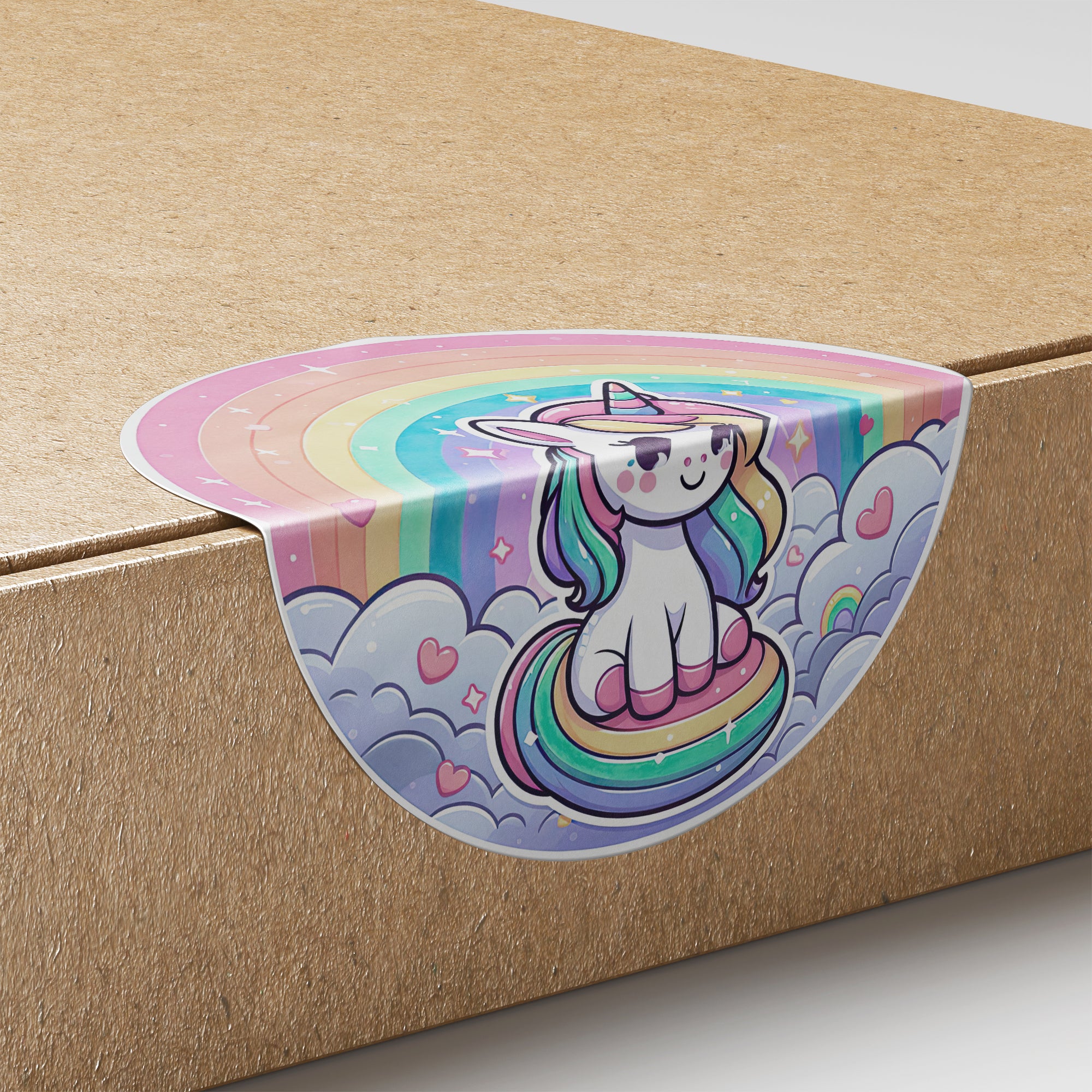 Unicorn 3 Circle Stickers