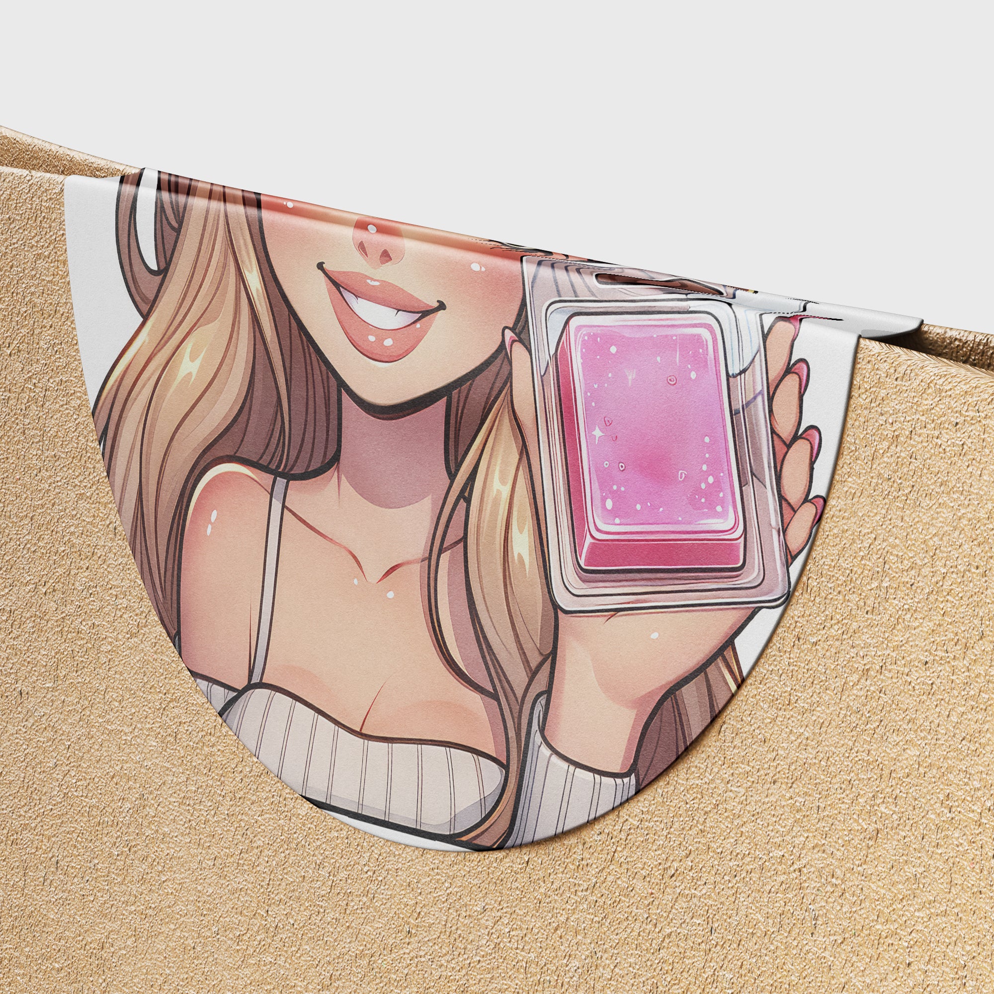 Blonde Hair Woman Wax Melt Avatar 3 Circle Stickers