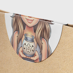 Blonde Woman Wax Melt 1 Circle Stickers