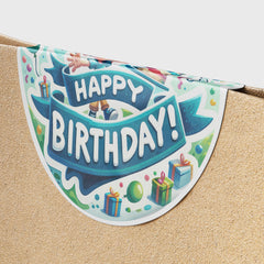 Happy Birthday 3 Circle Stickers