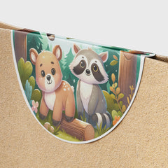 Forest Animals 1 Circle Stickers