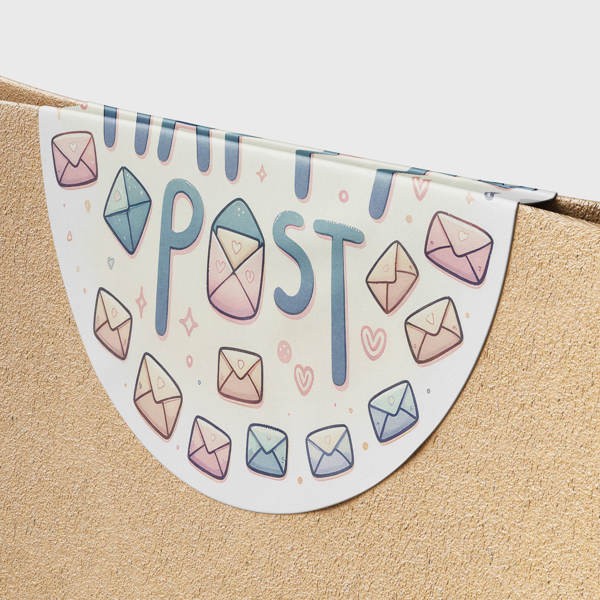 Happy Post 1 Circle Stickers