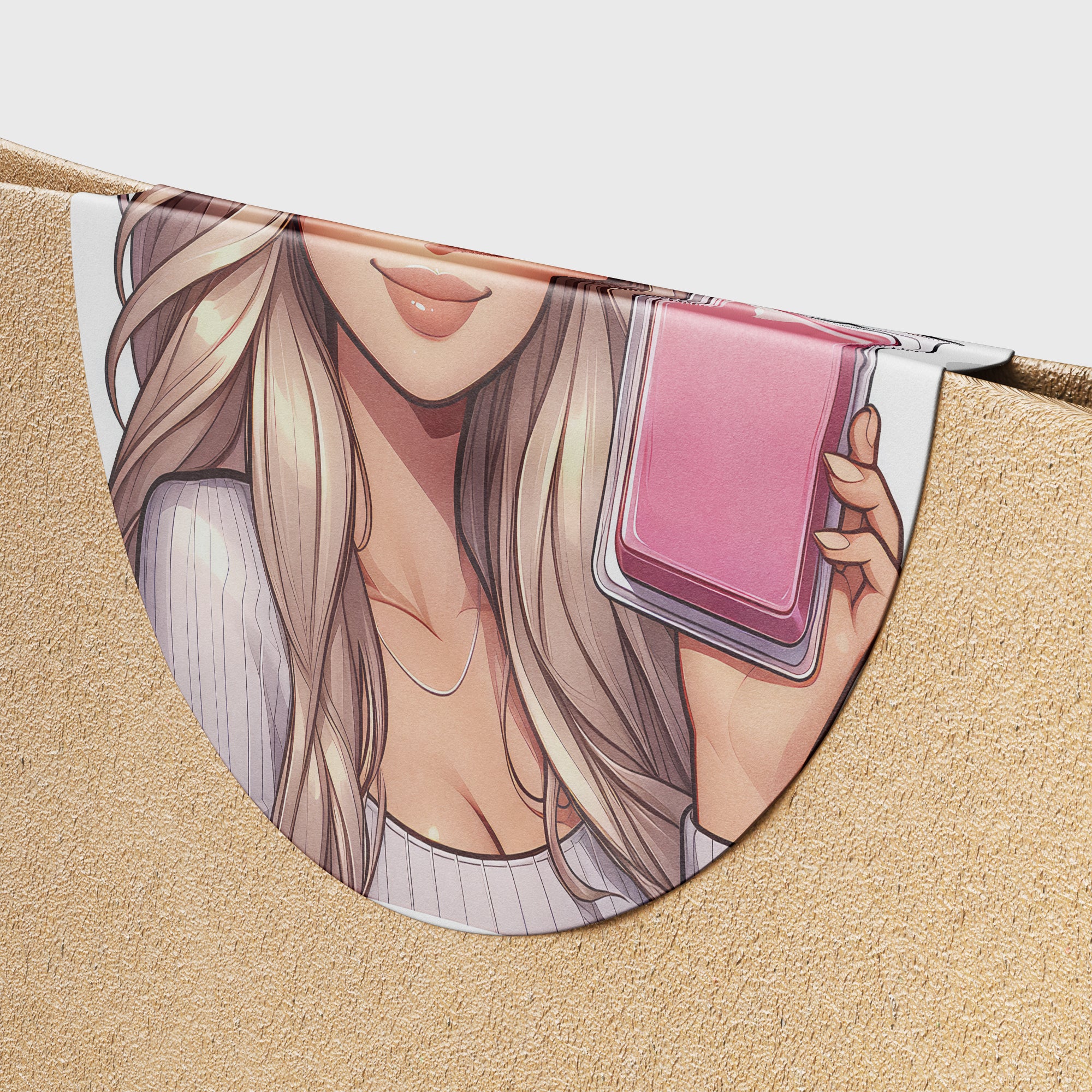 Blonde Hair Woman Wax Melt Avatar 1 Circle Stickers