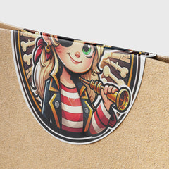 Pirate 3 Circle Stickers