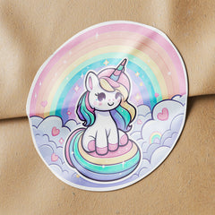 Unicorn 3 Circle Stickers