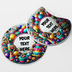 Custom Birthday 1 Circle Stickers