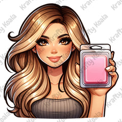 Mousy Hair Woman Wax Melt Avatar 1 Digital Design