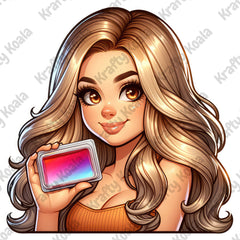 Mousy Hair Woman Wax Melt Avatar 2 Digital Design