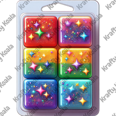 Wax Melt Clamshell 18 Digital Design