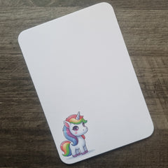 Rainbow Unicorn Hair Bow Display Cards