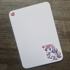 Unicorn Heart Hair Bow Display Cards