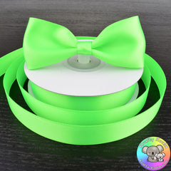 Acid Green Satin Ribbon