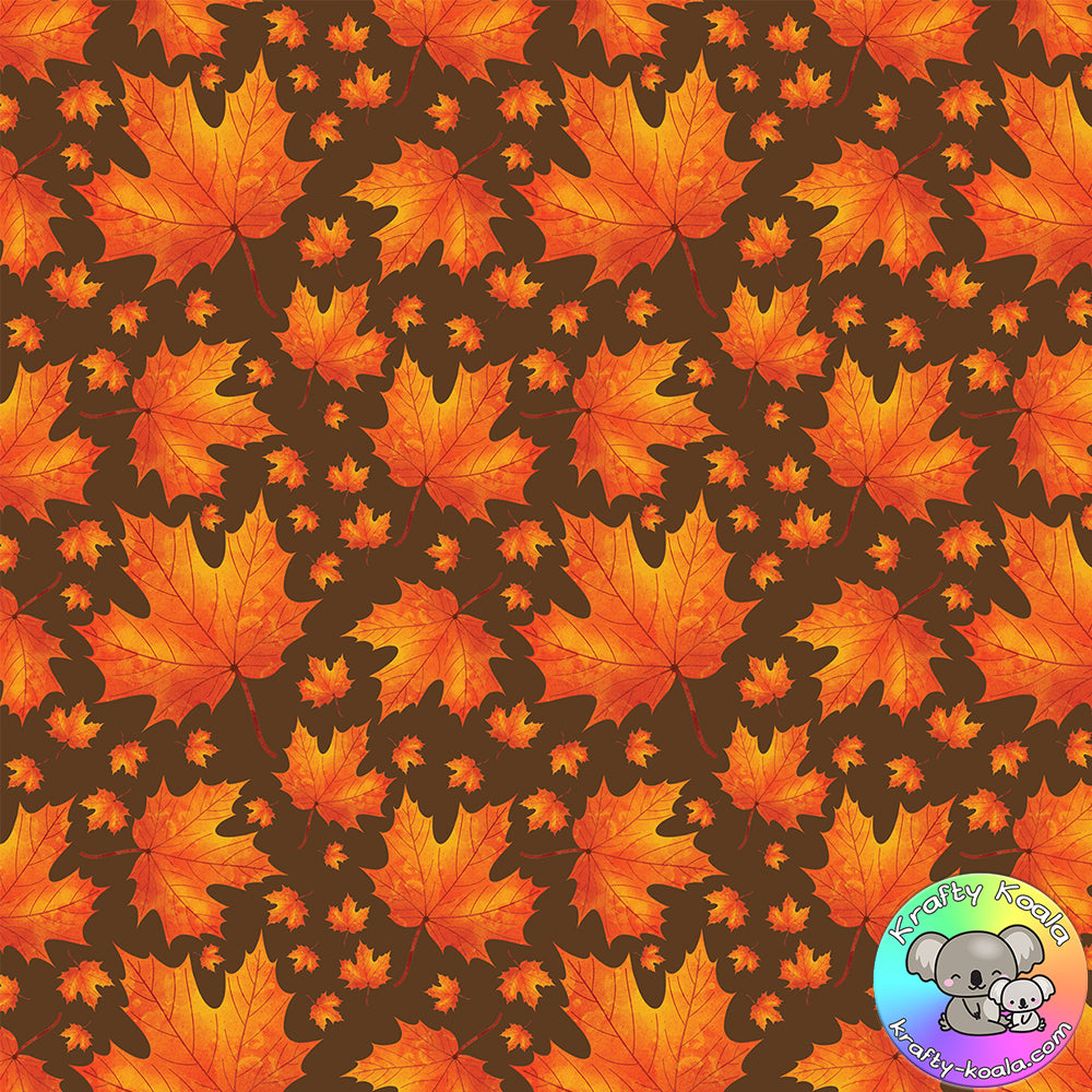 Autumn Leaves Fabric 3