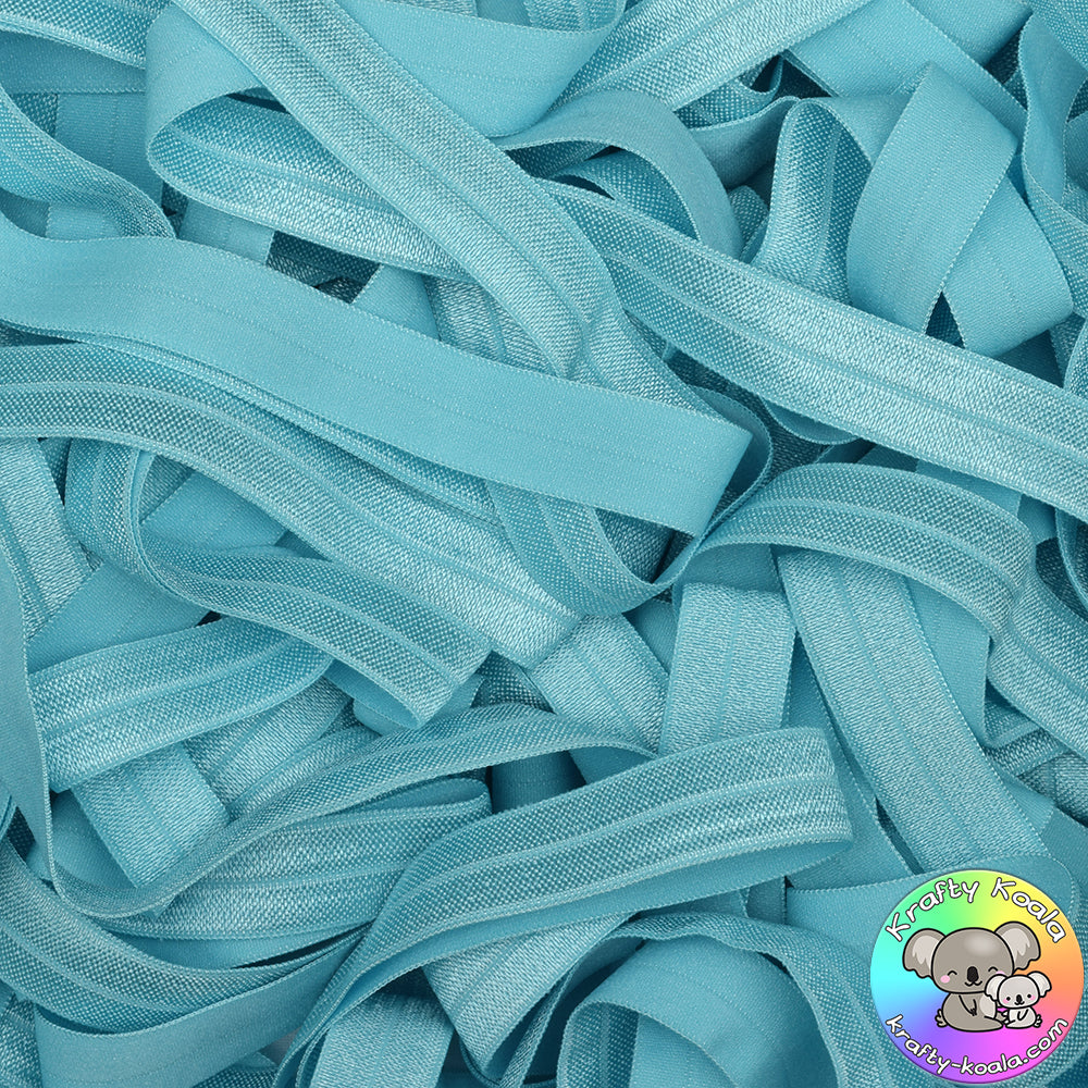 Baby Blue Fold Over Elastic