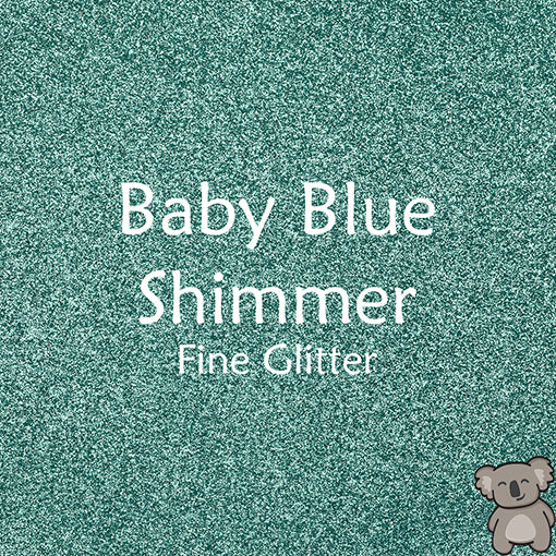 Baby Blue Shimmer Fine Glitter Fabric