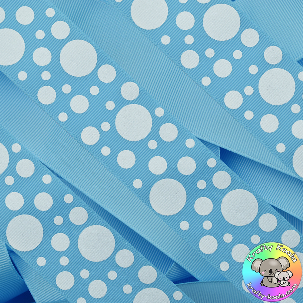 Baby Blue Spots Ribbon