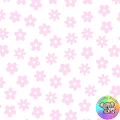 Baby Pink Flowers Fabric