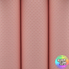 Baby Pink Quilted Leatherette