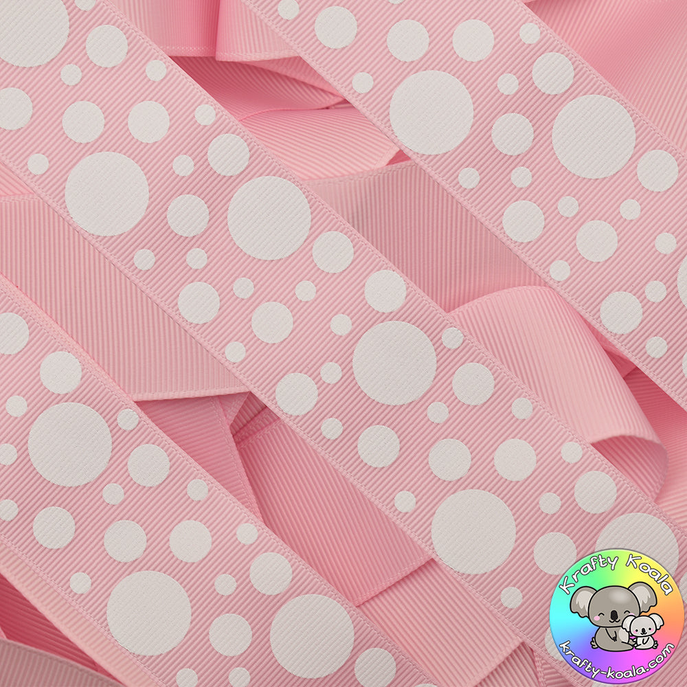 Baby Pink Spots Ribbon