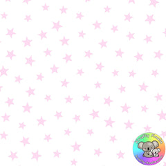 Baby Pink Stars Fabric