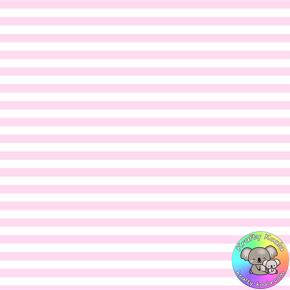 Baby Pink Stripes Fabric