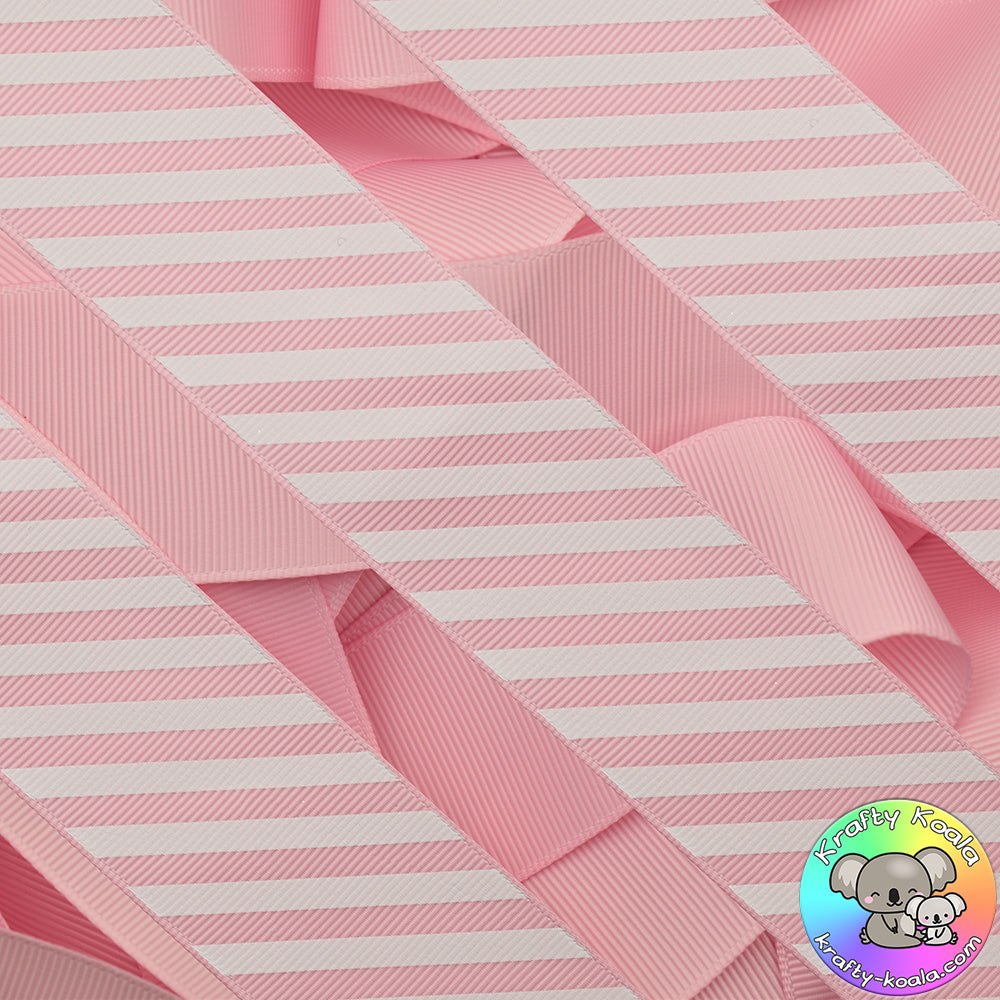 Baby Pink Stripes Ribbon