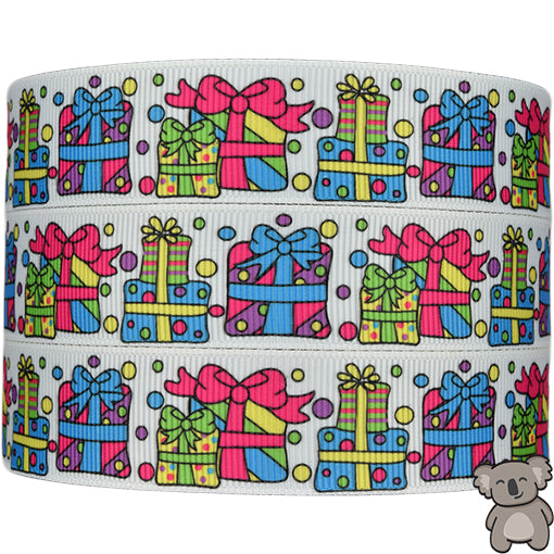 Birthday Presents - Patterned Grosgrain Ribbon