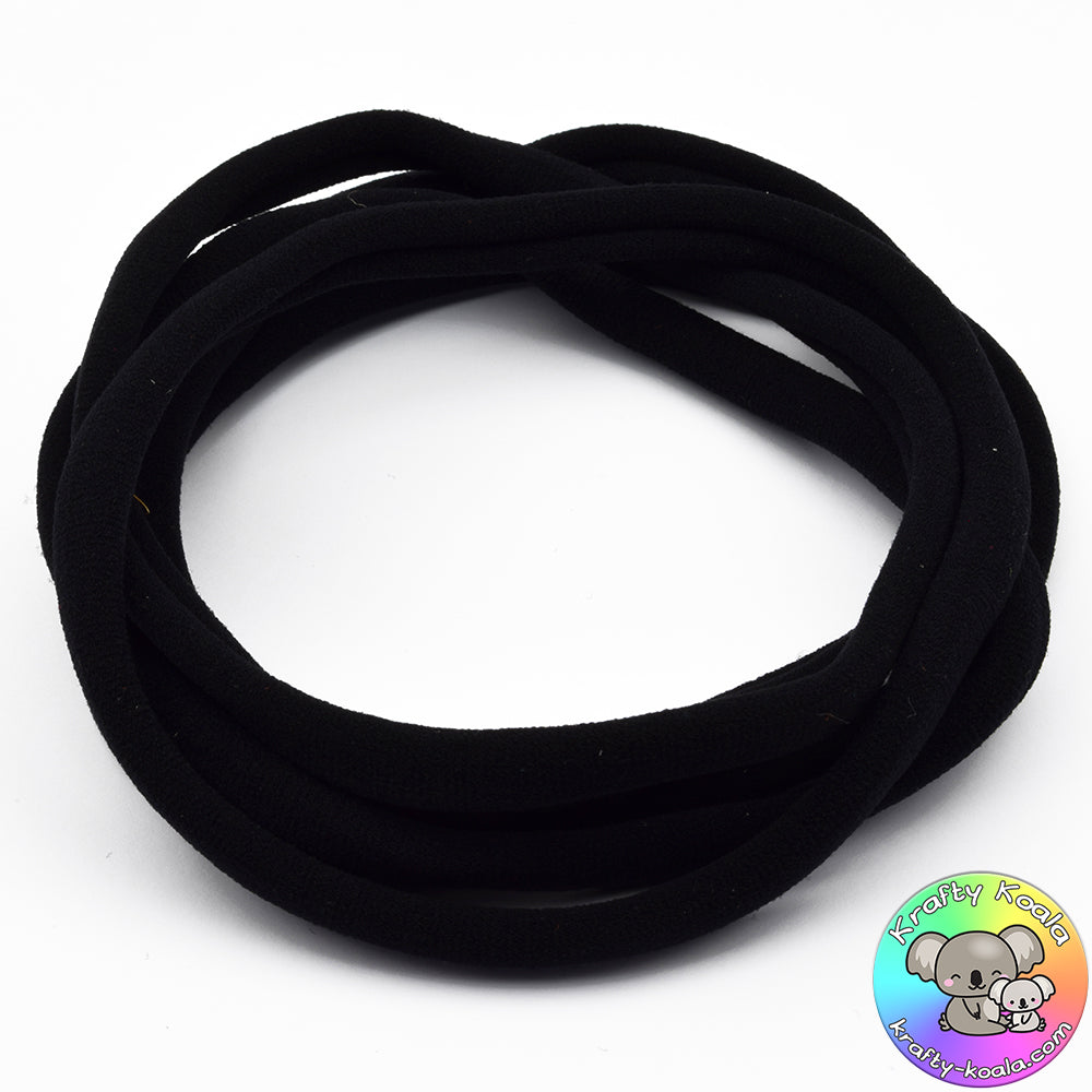 Black Nylon Headbands