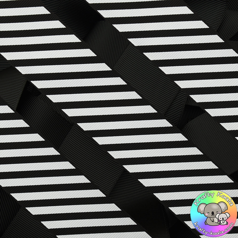 Black Stripes Ribbon