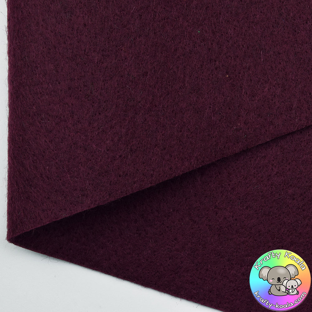 Burgundy Felt